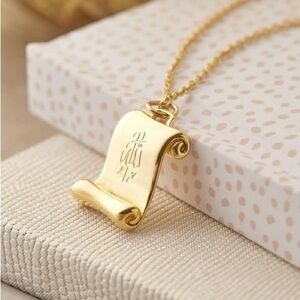 Nominal Allah Gold-Plated Pendant Necklace